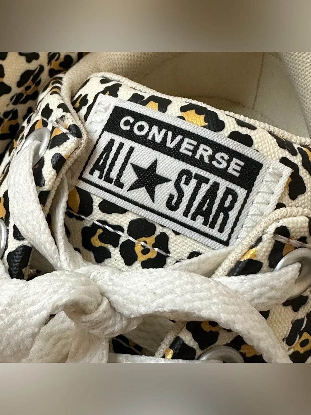 Converse All Star Street Low Top Leopard Print Lace-Up Sneakers US 8 EU 39 - Picture 12 of 16